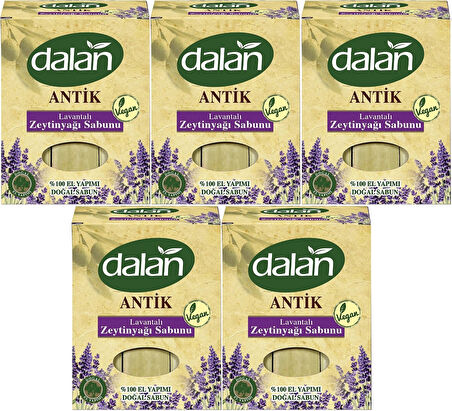 Dalan Antik Defneli Zeytinyağı Sabunu 900GR Lavantalı (5 Li Set)