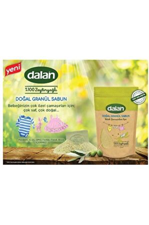 Dalan Matik Organik Parfümlü Beyazlar ve Renkliler İçin Granül Sabun 3 x 1 kg