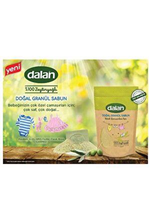 Granül Sabun Tozu 1 kg %100 Zeytinyağlı 4'lü Set Paketdalan15