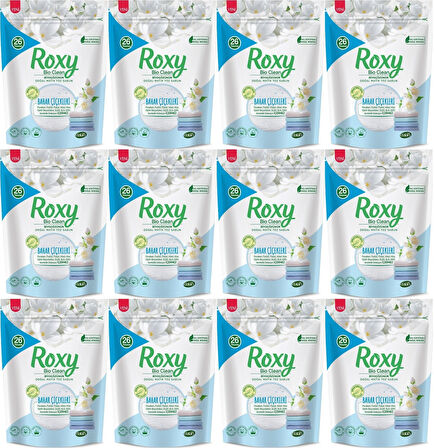 Dalan Roxy Bio Clean Matik Sabun Tozu 800GR Bahar Çiçekleri (12 Li Set) (312 Yıkama)