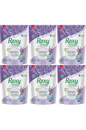 Roxy Bio Clean Matik Sabun Tozu 800gr Lavanta Bahçesi (6 Lı Set) (156 Yıkama)