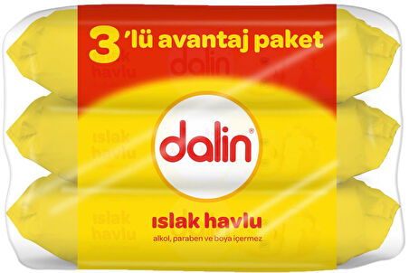 Dalin Islak Havlu Mendil Klasik 56 Yaprak 12 Li Set (672 Yaprak)