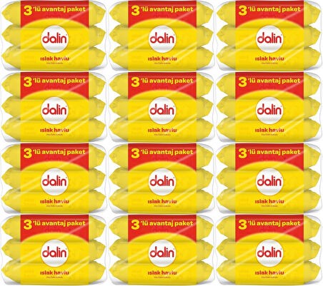Dalin Islak Havlu Mendil Klasik 56 Yaprak 36 Lı Set (2016 Yaprak)