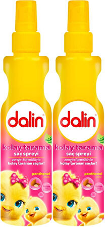 Dalin Kolay Saç Tarama Spreyi 200ML Badem Özlü (2 Li Set)