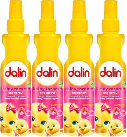 Dalin Kolay Saç Tarama Spreyi 200ML Badem Özlü (4 Lü Set)
