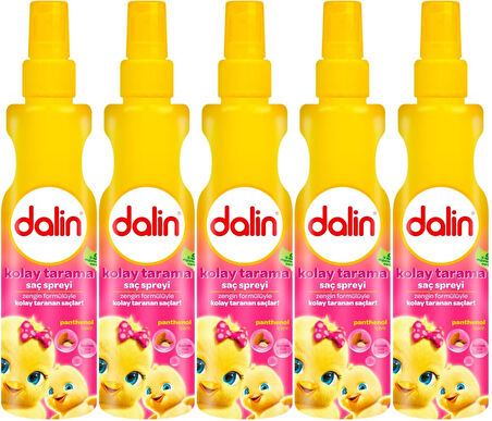 Dalin Kolay Saç Tarama Spreyi 200ML Badem Özlü (6 Lı Set)