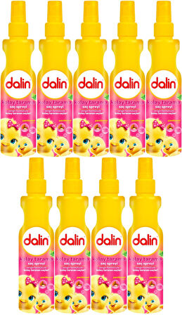 Dalin Kolay Saç Tarama Spreyi 200ML Badem Özlü (9 Lu Set)