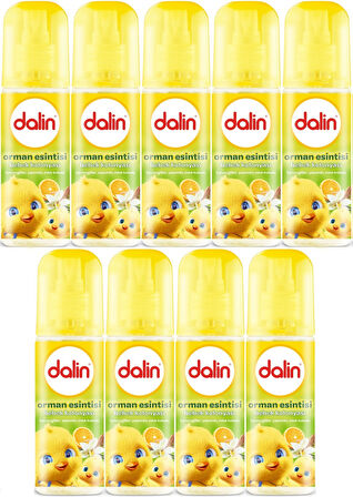 Dalin Bebek Kolonyası 150ML Orman Esintisi (Turunçgiller-Yasemin-Misk Kokulu) (9 Lu Set)