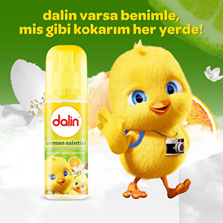 Dalin Bebek Kolonyası 150ML Orman Esintisi (Turunçgiller-Yasemin-Misk Kokulu) (9 Lu Set)