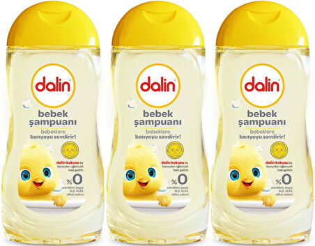 Dalin Bebek Şampuanı 200ML Klasik (3 Lü Set)