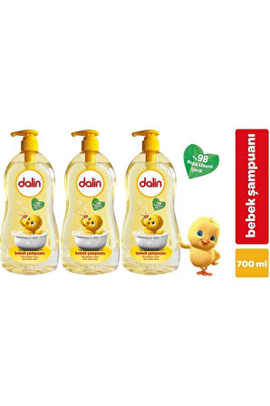 Bebek Şampuanı Klasik 700ml Pompalı (3 Lü Set)