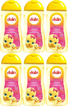 Dalin Bebek Kolay Tarama Şampuanı 200ML Badem Özlü (6 Lı Set)