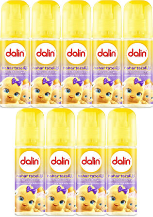 Dalin Bebek Kolonyası 150ML Bahar Tazeliği (Manolya-Ylang,Ylang-Amber Kokulu) (9 Lu Set)