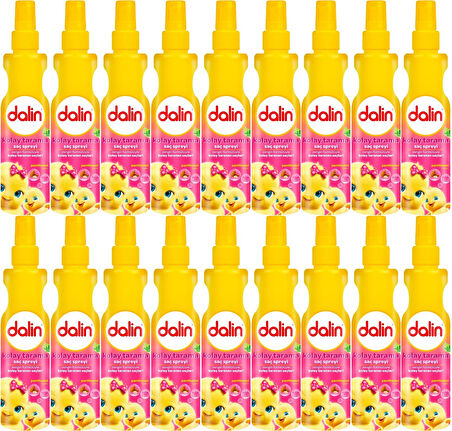 Dalin Kolay Saç Tarama Spreyi 200ML Badem Özlü (18 Li Set)