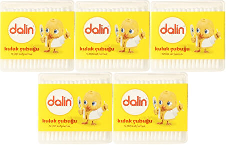 Dalin Kulak Çubuğu 100 Adet (5 Li Set)