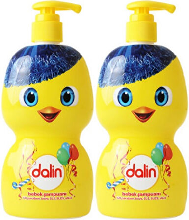 Dalin Bebek Şampuanı 500ML (Eğlen Öğren Serisi) Pompalı (2 Li Set)