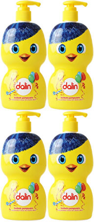Dalin Bebek Şampuanı 500ML (Eğlen Öğren Serisi) Pompalı (4 Lü Set)
