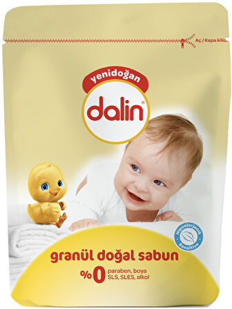 Dalin Granül Sabun Tozu 1000GR Klasik (Doğal Sabun) 4 Lü Set (80 Yıkama)