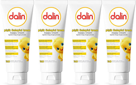 Dalin Pişik öneliyici Krem/Pişik Kremi 100ML (Bebekler İçin) (4 Lü Set)