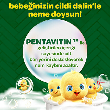 Dalin Bebek Saç & Vücut Şampuanı 700ML Nem ve Koruma Avakado Özlü (Pompalı) (2 Li Set)