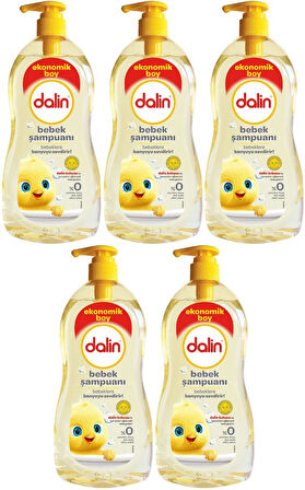 Dalin Bebek Şampuanı 900ML Klasik Pompalı (5 Li Set)