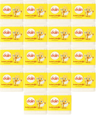 Dalin Kulak Çubuğu 100 Adet (18 Li Set)