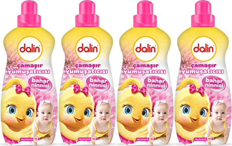 Dalin Çamaşır Yumuşatıcı Konsantre 1500ML Bahar Ninnisi (4 Lü Set) (Bebeklere Özel)