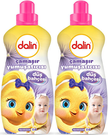 Dalin Çamaşır Yumuşatıcı Konsantre 1500ML Düş Bahçesi (2 Li Set) (Bebeklere Özel)