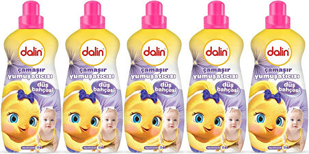 Dalin Çamaşır Yumuşatıcı Konsantre 1500ML Düş Bahçesi (5 Li Set) (Bebeklere Özel)