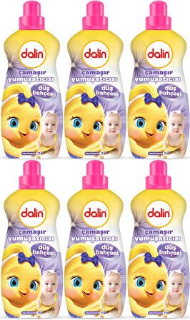 Dalin Çamaşır Yumuşatıcı Konsantre 1500ML Düş Bahçesi (6 Lı Set) (Bebeklere Özel)