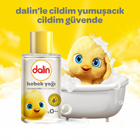 Dalin Bebek Yağı 50ML Klasik Mini (4 Lü Set)