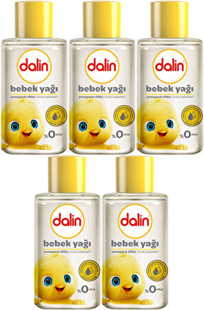 Dalin Bebek Yağı 50ML Klasik Mini (5 Li Set)