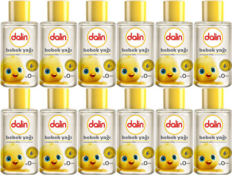 Dalin Bebek Yağı 50ML Klasik Mini (12 Li Set)