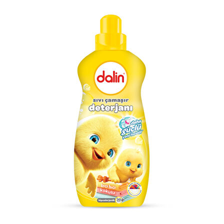 Dalin Çamaşır Deterjanı 1.5LT Bıcı Bıcı Kokulu (Hassas ve Hipoalerjenik Formül) (4 Lü Set)