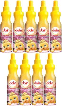 Dalin Kolay Saç Tarama Spreyi 200ML Peri Işıltısı (9 Lu Set)