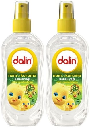 Dalin Bebek Yağı 200ML Sprey Nem ve Koruma (2 Li Set)