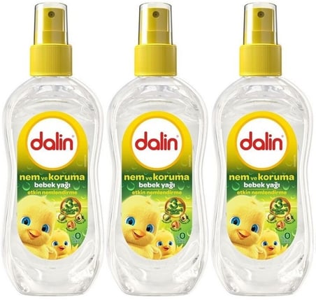Dalin Bebek Yağı 200ML Sprey Nem ve Koruma (3 Lü Set)