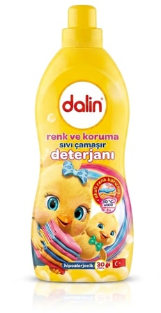 Dalin Sıvı Çamaşır Deterjanı 1500 ML Renk ve Koruma (Hipoalerjenik) (4 Lü Set)