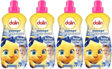 Dalin Çamaşır Yumuşatıcı 1500ML Bulut Hafifliği (Hipoalerjenik) (4 Lü Set)
