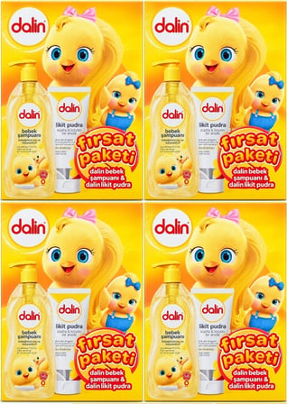 Dalin Bebek Şampuanı 700 ML + Likit Pudra 100 ML Fırsat Paketi (4 Lü Set)