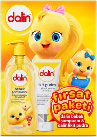 Dalin Bebek Şampuanı 700 ML + Likit Pudra 100 ML Fırsat Paketi (4 Lü Set)