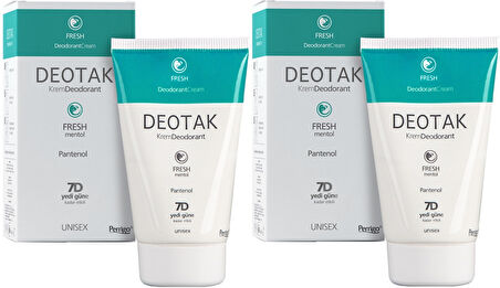 Deotak Krem Deodorant 35ML Fresh (Mentol) (2 Li Set)