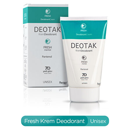 Deotak Krem Deodorant 35ML Fresh (Mentol) (6 Lı Set)