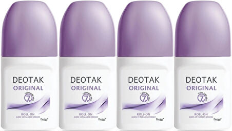 Deotak Roll-On 35ML Original (Women/Kadın) (4 Lü Set)