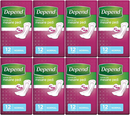 Depend Mesane Pedi Kadın Normal 96 Adet