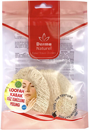 Derma Naturel Loofah Yüz Temizleme (Sivilce ve Siyah Noklar için) Peeling MS-06 (6 Lı Set)