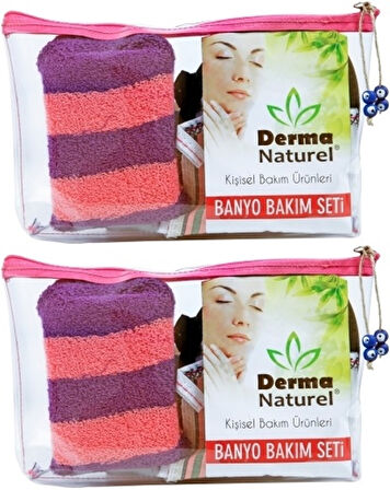 Derma Naturel Banyo Bakım Seti 4 Parça (2 Li Set)
