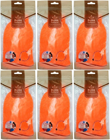 Derma Naturel Banyo Eldiveni Renkli MS-05 (6 Lı Set)