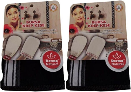 Derma Naturel Krep Kese - Siyah MS-28 (2 Li Set)