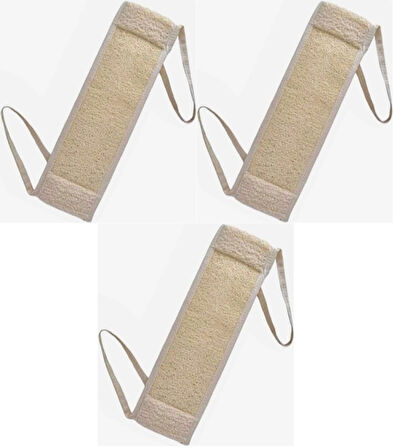 Derma Naturel Loofah İpli Kemer (Kabak) MS-12 (3 Lü Set)